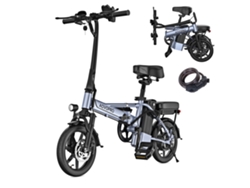 Bicicletas eléctricas Aovopro E14, 5000 W, 48 V, 10,4 Ah, minibicicleta eléctrica de 14 pulgadas, 35 km/h y 45 km de autonomía