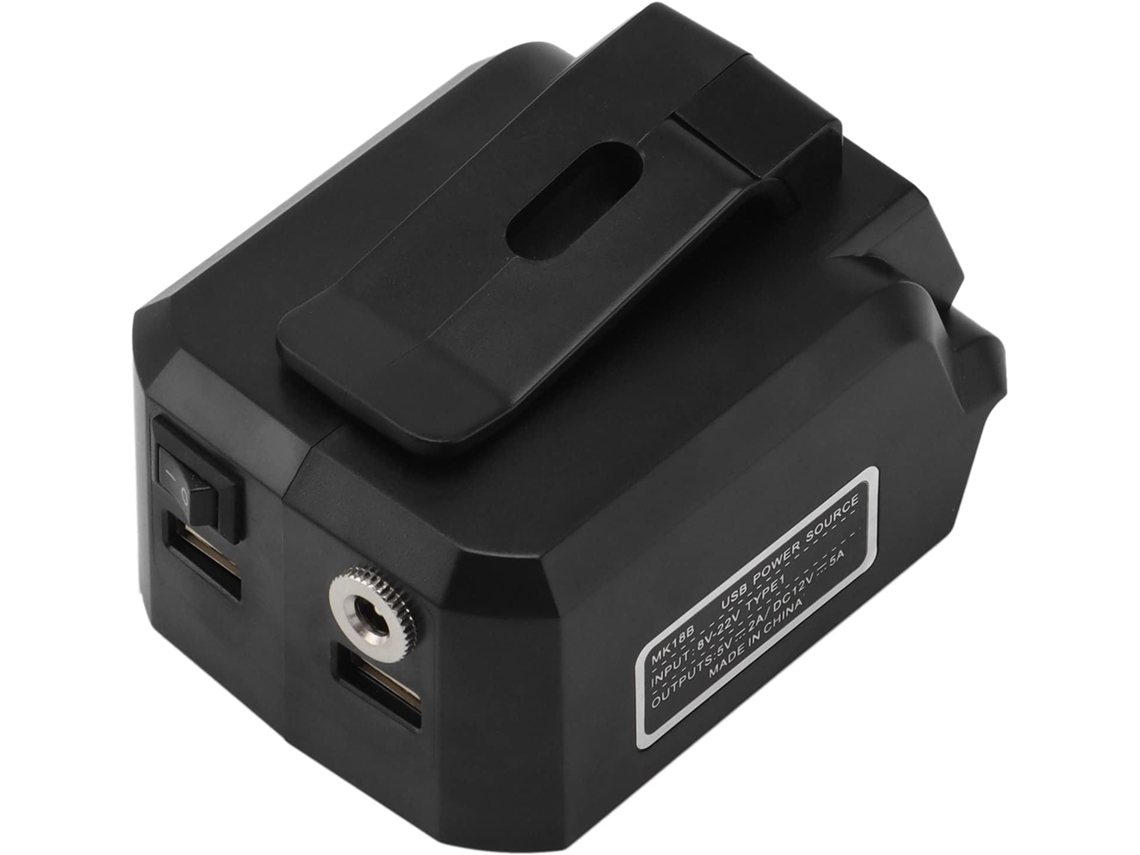 Adaptador Para Cargador Usb De Baterías De Litio Para Pc Mk18b 18v Bl1815g Bl1813g Para Teléfonos Móviles