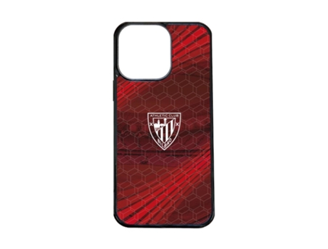 Funda Móvil Oficial Athletic Club para iPhone 15 Pro Max PHONECASES3D Piel Sintética Negro