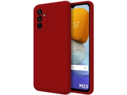 Carcasa para Samsung Galaxy M23 5G TUMUNDOSMARTPHONE Silicona Líquida Rojo