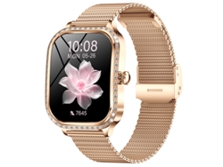 Smartwatch con Llamadas Bluetooth, Alexa Integrada, Pantalla HD 1.8”, Frecuencia Cardíaca, SpO2, Sueño – Rosa