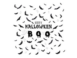 Pegatinas realistas de murciélagos 3D para decoración de pared de fiesta de Halloween