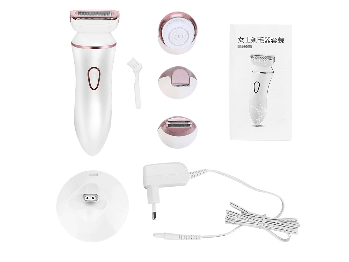 2026-kit De Ferramentas De Beleza 5 Em 1 Para Mulher: Depiladora Elétrica, Barbear, Limpeza Facial E Corte Preciso