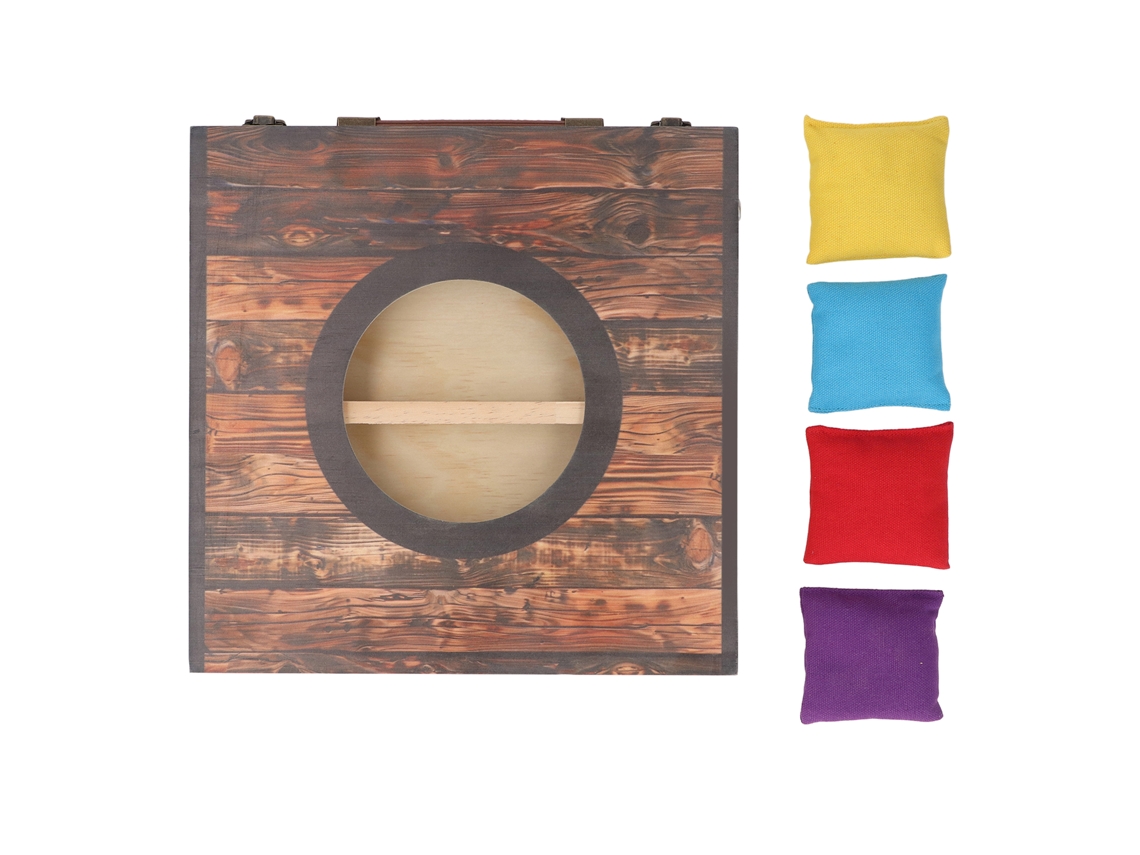 Juego de cornhole portátil, plegable e impermeable