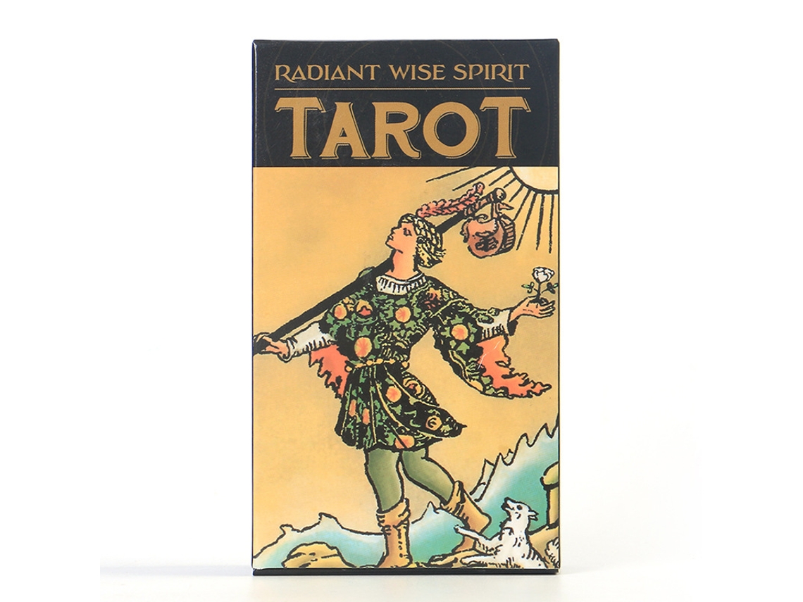 Cartas De Tarot Del Espíritu De Sabiduría Radiante De 12*7 Completamente Nuevas, Cartas De Tarot De La Sabiduría