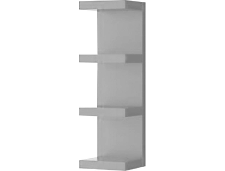 Estantería HOMEMANIA Peine (Gris - MDF - 25.5x23.7x93 cm)