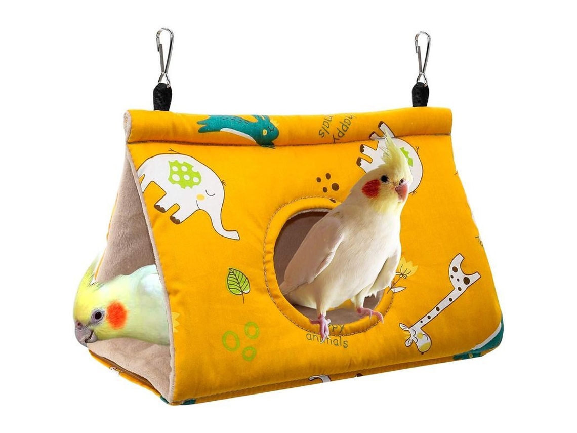 2026-casa Nido Para Aves Caliente De Invierno - Hamaca Colgante Plush Caja De Jaula (mediano)