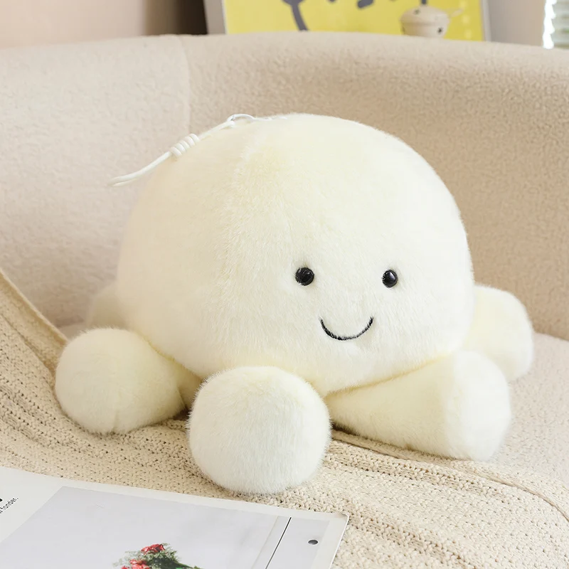 (blanco, 15 Cm) Lindo Peluche De Medusa Simulada De Dibujos Animados, Animal Marino