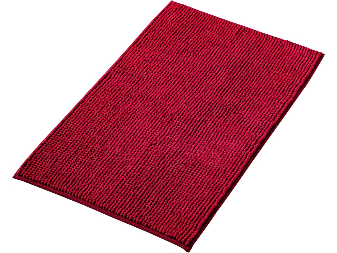 Alfombrilla Antideslizante - Combinable Para Uso - Alfombrilla De Nieve Lavable - Para Ducha, Bañera Y Baño - Rojo - 50x80 Cm