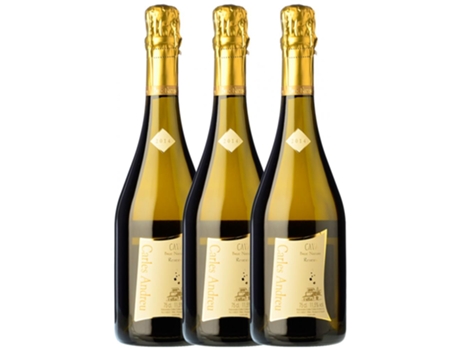 Espumante CARLES ANDREU Carles Andreu Brut Nature Cava Reserva (0.75 L - 3 unidades)