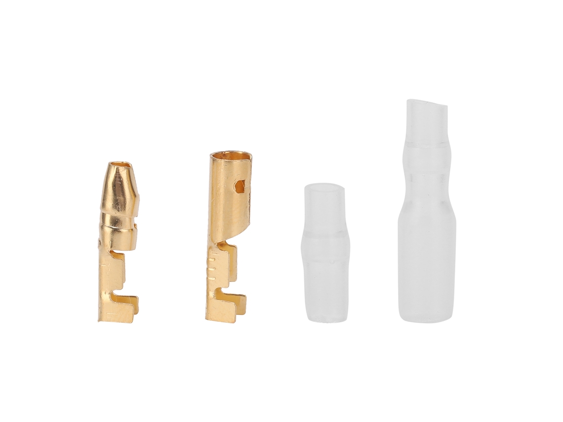2026-as-200pcs Conector Terminal 4.0mm Para Cable Eléctrico De Coche Oro Suministros Industriales