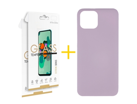 Conjunto de Protectores de Pantalla para iPhone 12 Pro SKYHE Morado (2un)