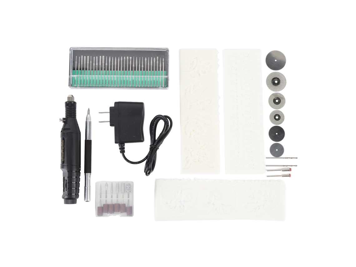 2026-lápiz De Grabado Eléctrico Con Cable Herramienta Rotativa Multifuncional Para Joyería Vidrio Madera Metal Plástico Enchufe Us 100-240v