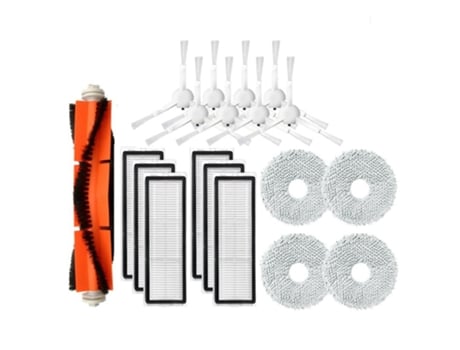 19pcs para dreame s10/s10 pro filtro hepa escova lateral principal pano de esfregão