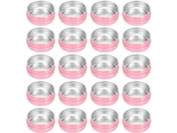 Ciieeo Paquete De 20 Envases Cosméticos De Aluminio, 60 Ml, Herméticos, Cierre Sin Costuras, Caja