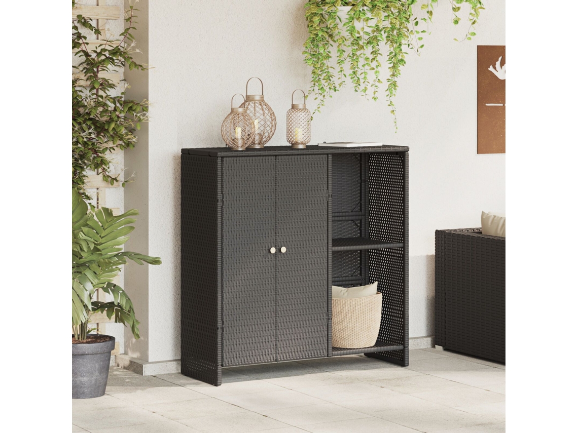Mueble bajo de cocina Vidaxl de madera de ingeniería negra en roble negro con cajón (100 x 36 x 102 cm)