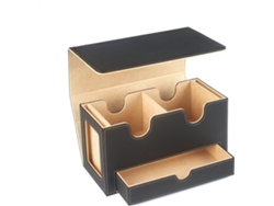 Caja Magnética Portátil Para Guardar Tarjetas Con Cajón Y Ventana De Visualización, Tarjetero.