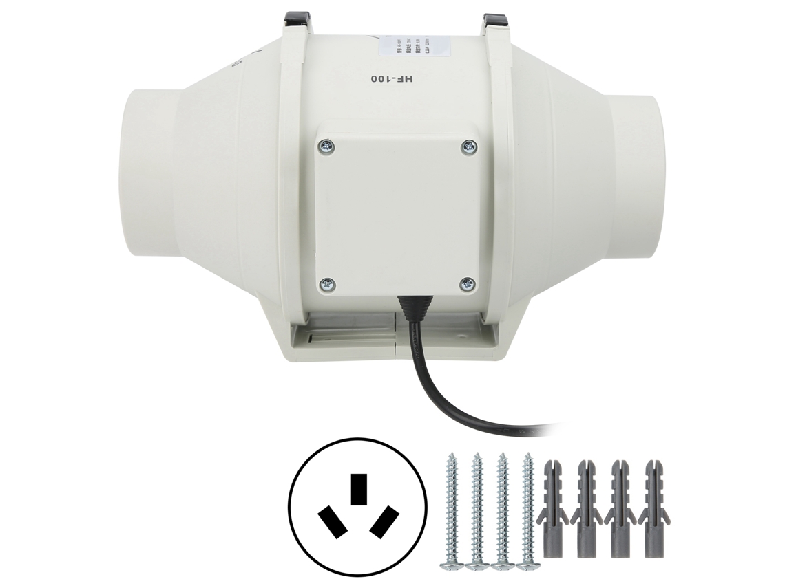 Ventilador de conducto económico HF 100pe 2200 rpm