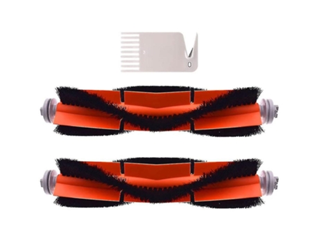 Reemplazo de cepillo de rodillo compatible con Roborock S6 Maxv, S6, S6 Pure, E4, paquete de 2