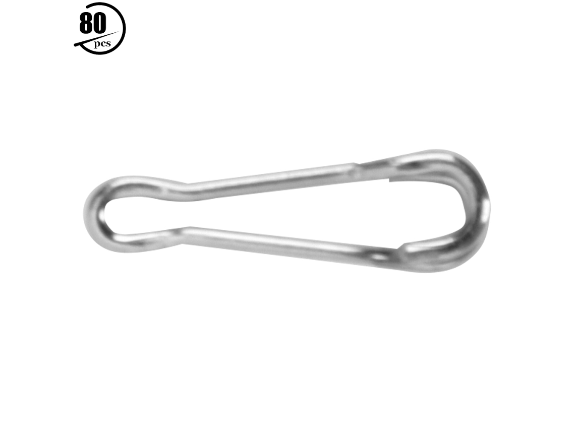 20 Piezas/clips Para Bolsas De Hawái, Clip De Pasador De Acero Inoxidable, Accesorios De Pesca Resistentes 1
