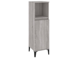 Mueble de baño de madera, gris, MAISON EXCLUSIVE (30x30x100 cm)