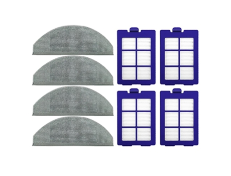 Peças para eufy robovac série x8 escova lateral híbrida panos filtro