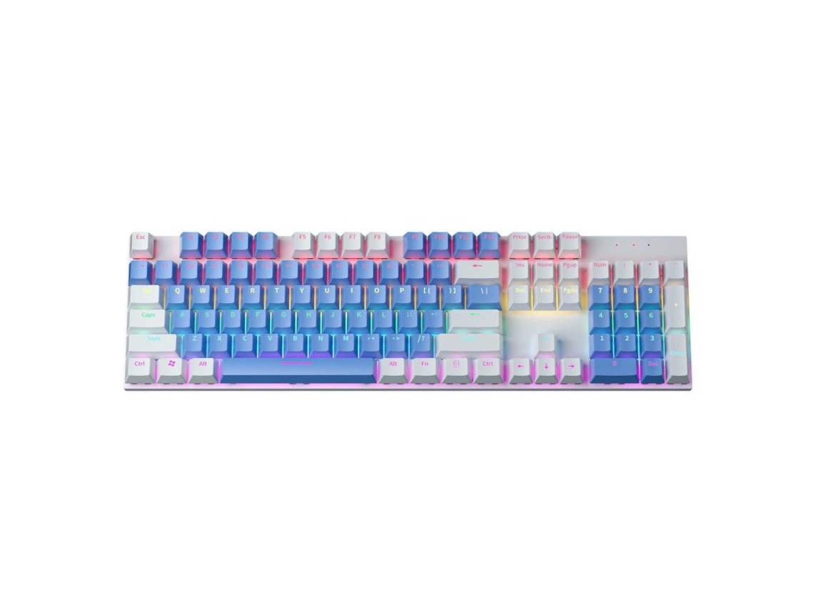 Teclado Gaming TRUMSEN KY300 RGB (Mecânico - Português - Azul )