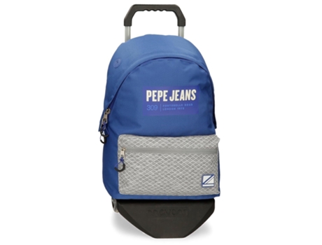 Mochila con Trolleys PEPE JEANS Darren (Azul - 31 x 44 x 17,5 cm)