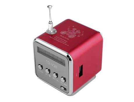 Altavoz SLOWMOOSE Td-V26 Mini (Rojo)