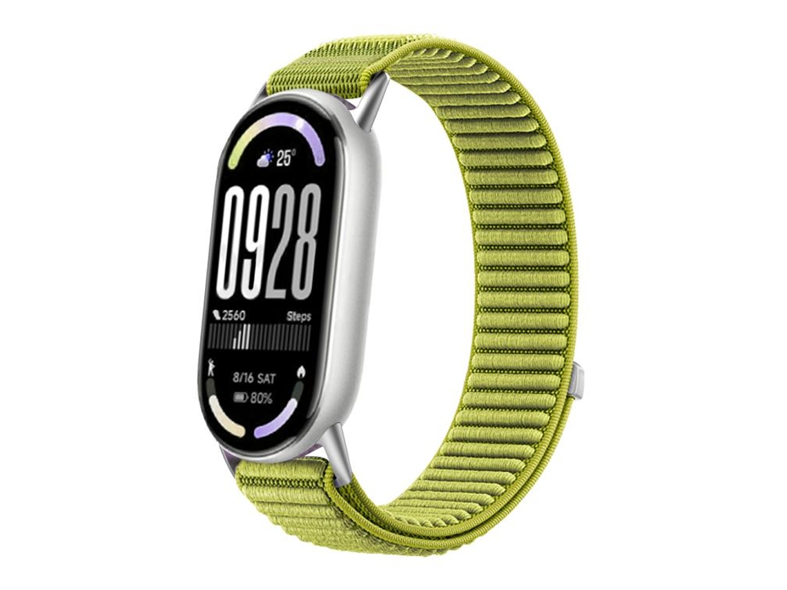 Correa para Xiaomi Smart Band 10/9/8 - Nylon trenzado - Cierre de velcro