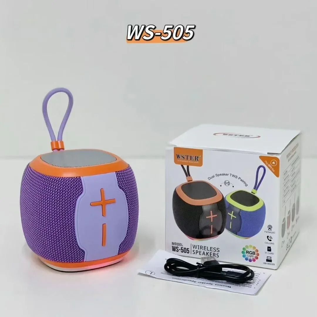 Altavoz Bluetooth (morado), Serie Tws, Con Indicación De Voz Al Insertar La Tarjeta.