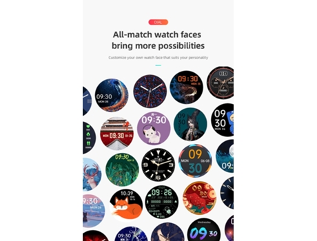 Reloj Inteligente, Pantalla HD de 1,28 Pulgadas, 20 Modos Deportivos, Negro VEANXIN