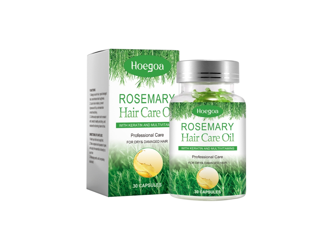 Cápsulas para el cuidado del cabello con romero