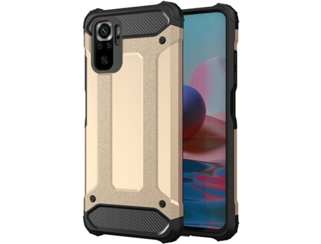 Funda Xiaomi Redmi Note 10/10S LMOBILE Hybrid (Dorado)