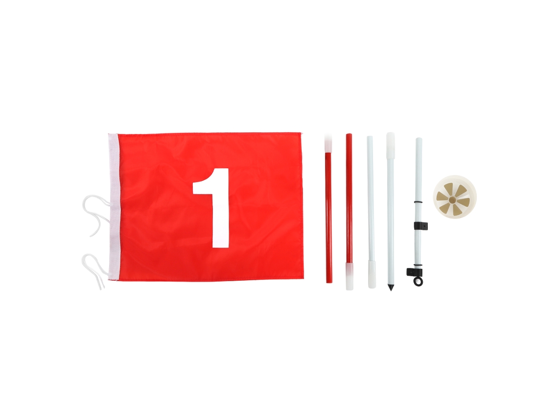 Kit de práctica de putting de golf (separable, con bandera y hoyo)
