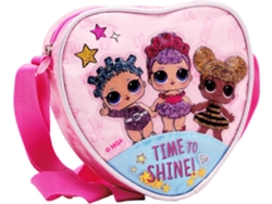 Bolsa de Corazón LOL Time to Shine (Rosa - Poliéster - 22x15.5x6cm)