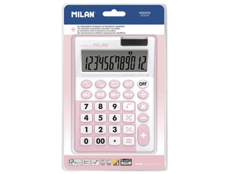 Blister 12 Serie Cor de Rosa Calculadora Edição Serie S Transparentemilan