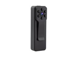 Cámara corporal, minicámara digital 1080P con detección de movimiento, compatible con tarjeta TF Yizhood (negra)