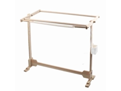 Soporte para punto de cruz, 14 puntos por pulgada, bastidor de madera, 80 cm.