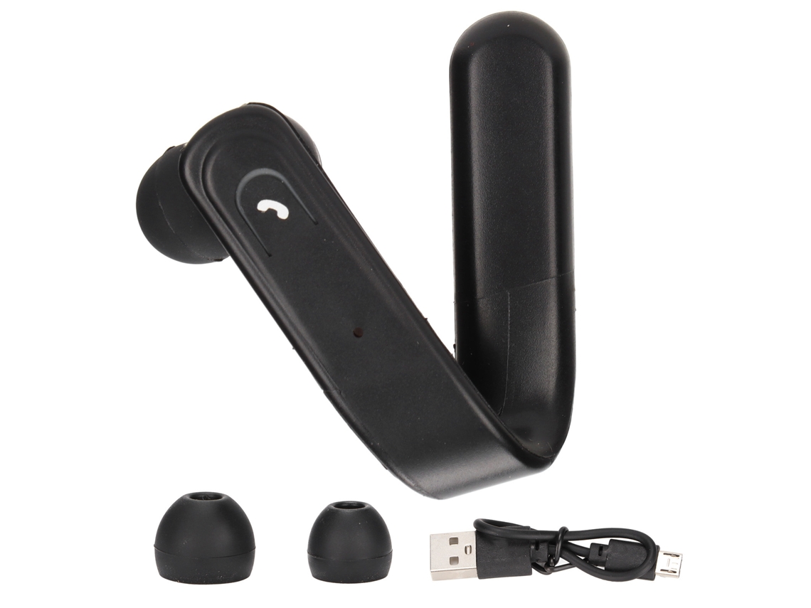 Auricular Bluetooth V5.1 Individual Manos Libres Para Teléfono Móvil, Negocios, Entrenamiento Y Conducción