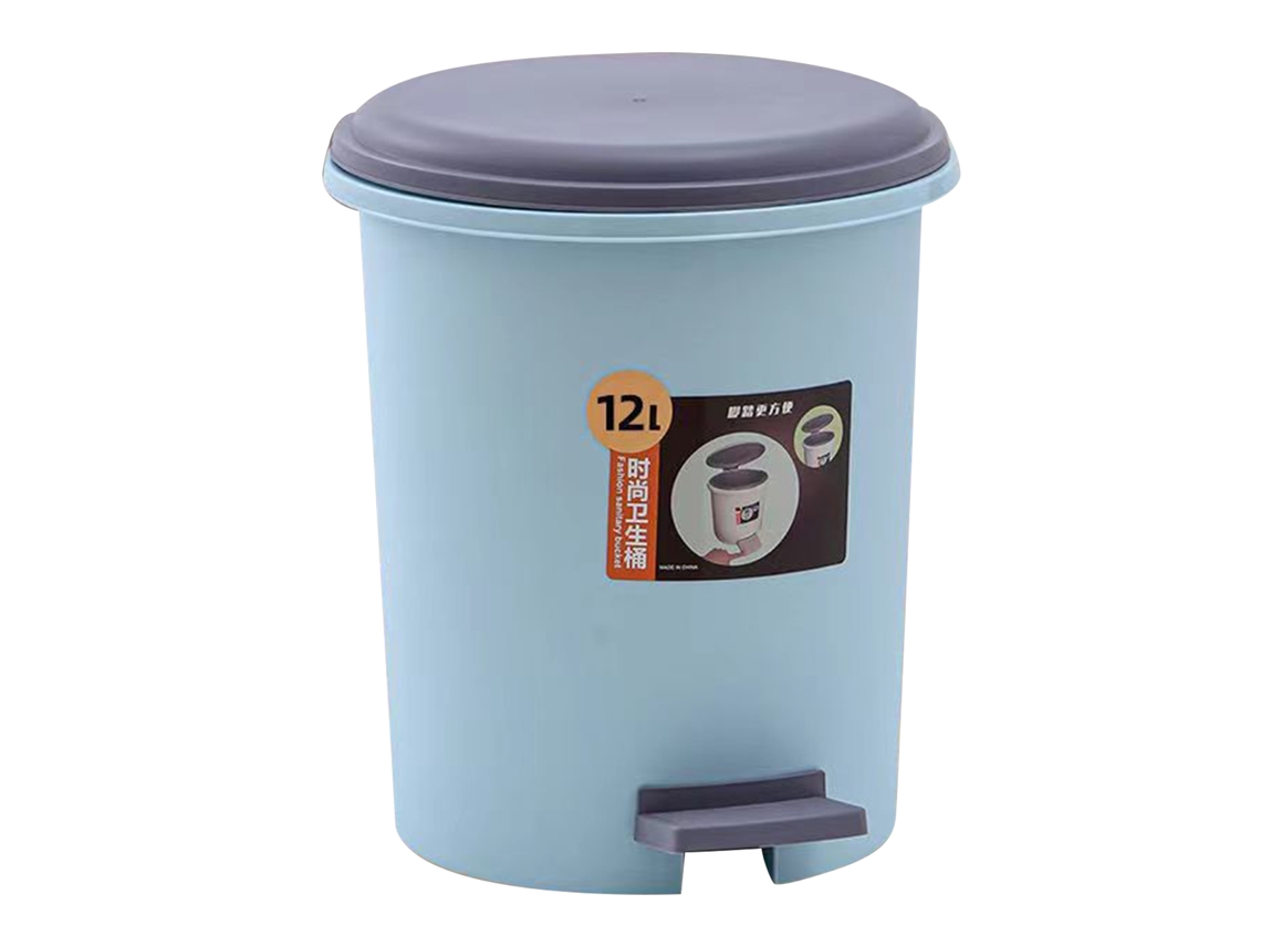 Cubo de basura multifuncional de gran capacidad con pedal