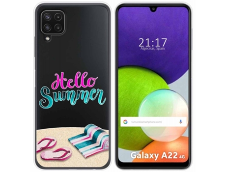 Carcasa Samsung Galaxy A22 4G / M22 TUMUNDOSMARTPHONE Dibujos Transparente Multicolor