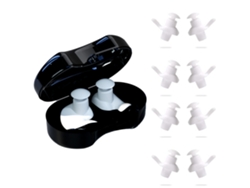 HYMNORA Tapones para Natación en Silicona, Reutilizables, Suaves, Impermeables, para Adultos y Niños, para Natación, Surf, Esnórquel