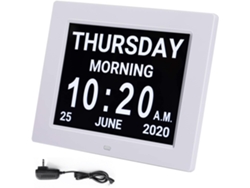 Reloj Digital de Calendario 8, Ideal para Ancianos y Personas con Demencia Kofihety
