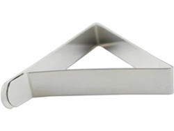 Juego De 24 Pinzas Triangulares Ajustables De Acero Inoxidable Para Sujetar Manteles.