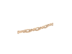 Tirador Para Mueble De Zamac Distancia Entre Ejes 192mm Pátina Real En Oro Marfil Lote De 25