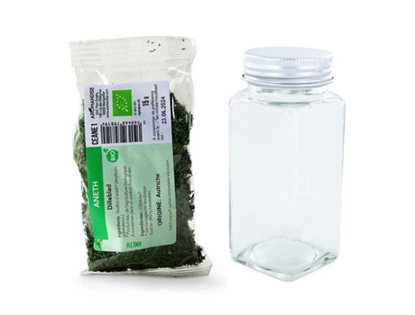 Bote de especias + eneldo orgánico 15 g