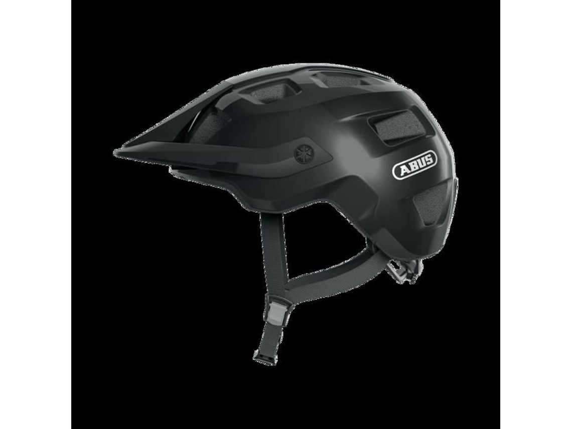 Casco de bicicleta todoterreno Abus Motrip, negro, ajuste personalizado, excelente ventilación