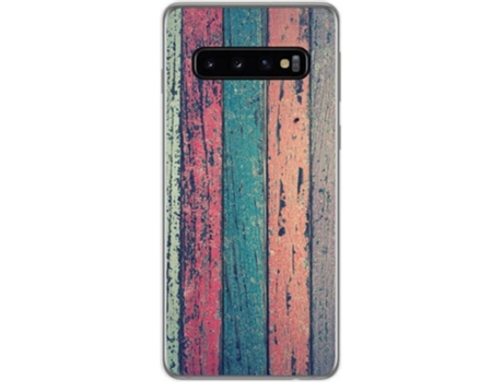 Carcasa Samsung Galaxy S10 Plus TUMUNDOSMARTPHONE Madera 10 Multicolor