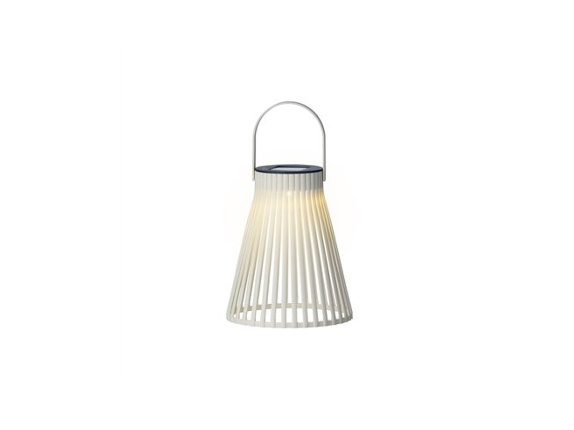 Linterna Solar De Plástico Blanco Lumineo
